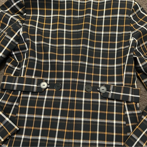 Maeve Anthropologie Oversized Plaid Equestrian Blazer - Picture 7 of 10